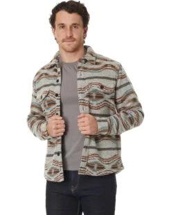 Faherty Range Tvhc High Pile Fleece Lined CPO | Coats & Outerwear