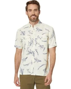 Faherty Short Sleeve Shorelite Air Shirt | Shirts & Tops