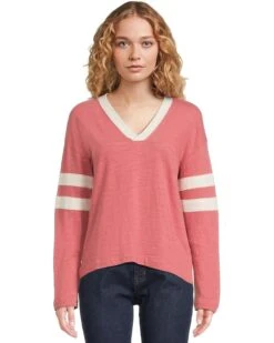 Faherty Sunwashed Slub V-neck | Shirts & Tops