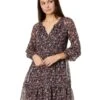Faherty Silk Cotton Sage Wood Dress | Dresses
