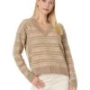 Faherty Highland Fairisle Vneck Sweater | Sweaters