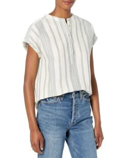 Faherty Dream Cotton Gauze Desmond Top | Shirts & Tops